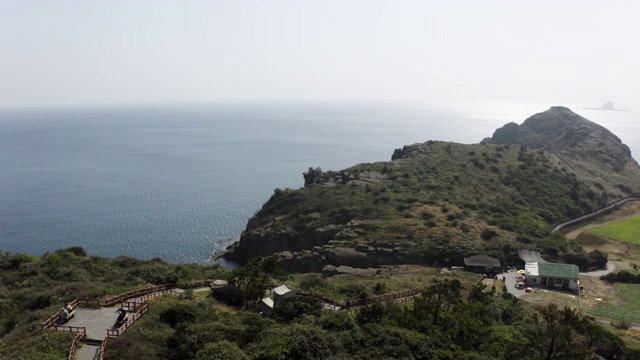 永美丽海滩(龙头海岸)/西浦浦，济州岛，韩国视频素材