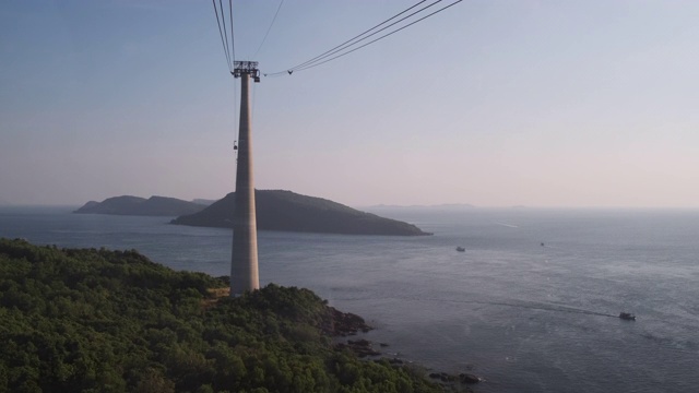 令人兴奋的越南富国缆车之旅视频素材