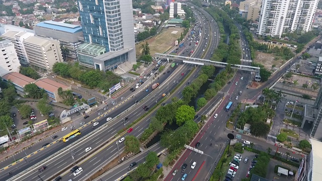 雅加达公路视频素材