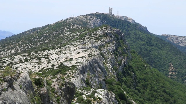 马赛附近的圣博美山。视频素材