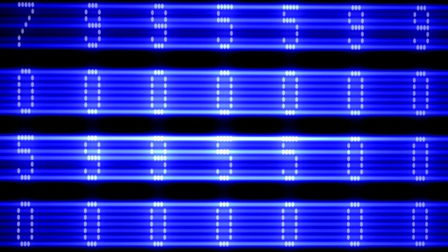 数字数据数字面板。视频下载