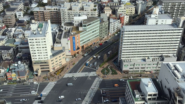 日本旅游城市观视频素材