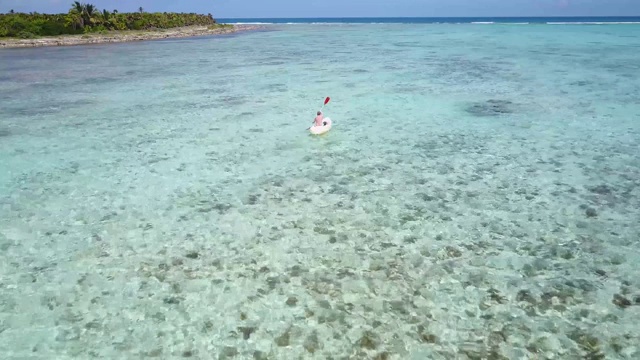 加勒比Kayak空中视频素材