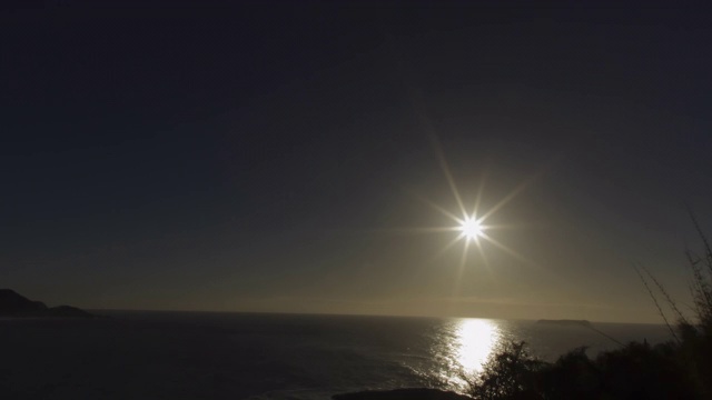 时间流逝——“普拉亚摩尔”海滩上的日出。视频素材