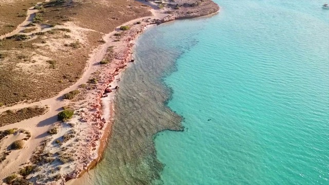 澳大利亚海岸线的原始海洋视频素材