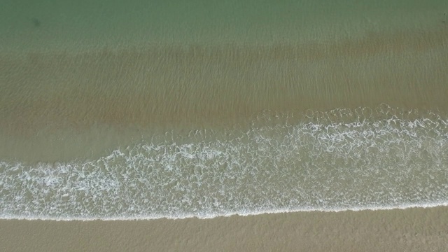 海滩鸟瞰图视频素材