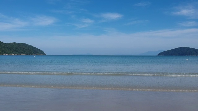 海滩鸟瞰图视频素材