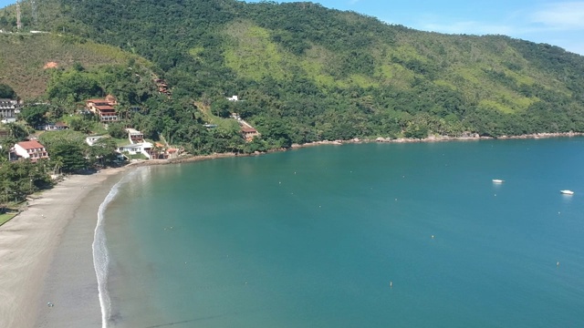 海滩鸟瞰图视频素材