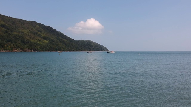 海滩鸟瞰图视频素材