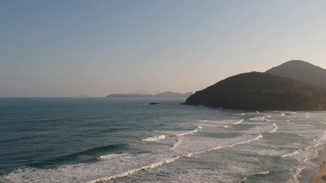 海滩鸟瞰图视频素材