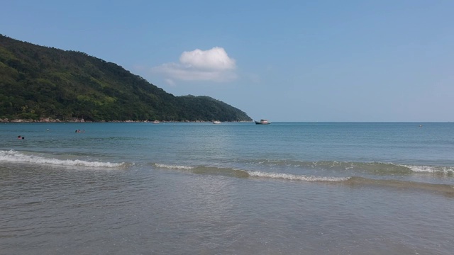 海滩鸟瞰图视频素材