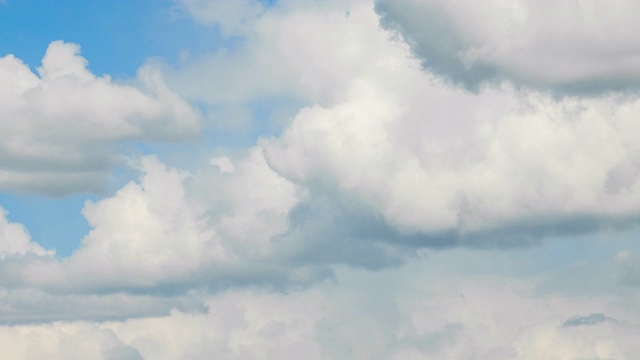 雨前天空随云变化的时间流逝视频素材