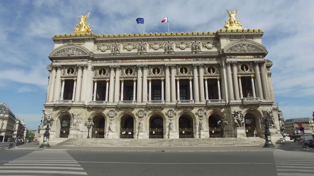 Opéra Garnier。巴黎视频素材