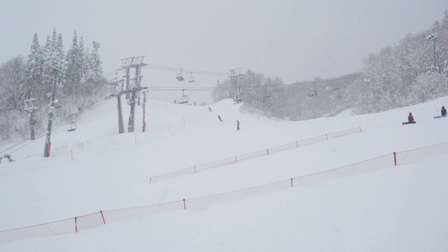 日本的滑雪胜地视频素材