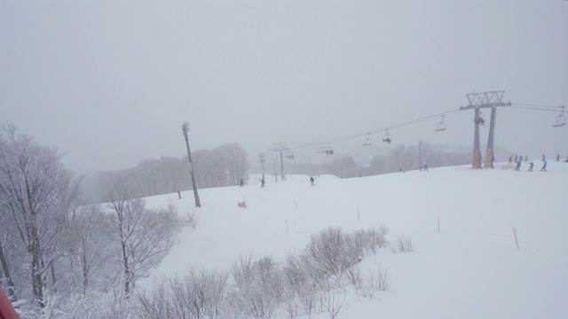 滑雪者和滑雪板玩家视频素材