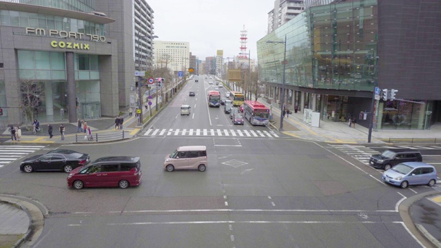 日本的道路和交通视频素材