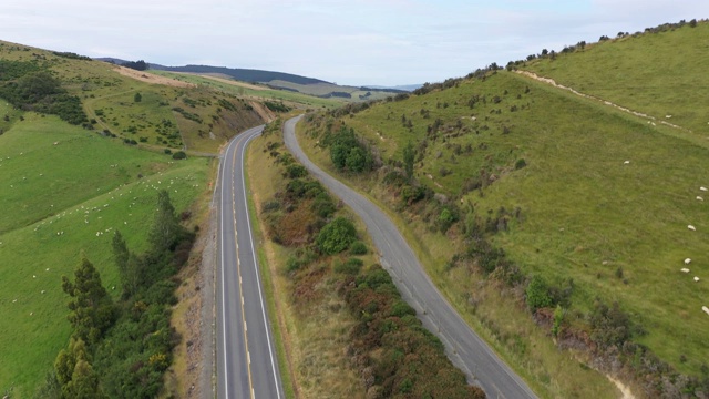 新西兰南岛，约瑟夫维尔公路旅行2/4视频素材