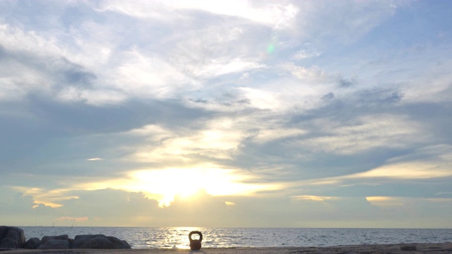 海上日落视频素材