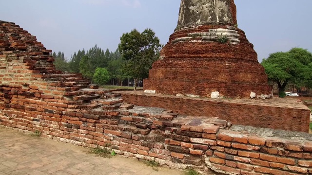 泰国玛哈那寺的古老佛教寺庙视频素材