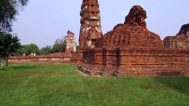 泰国玛哈那寺的古老佛教寺庙视频素材