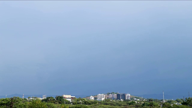 印度马哈拉施特拉邦浦那市的时间流逝视频素材