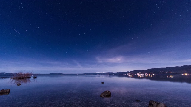 太浩湖星夜视频素材