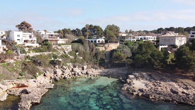 马略卡岛的海岸线视频素材