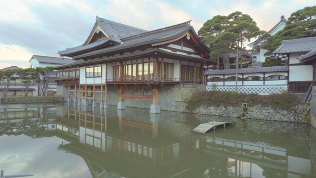 日本禅宗建筑，长野，日本视频素材