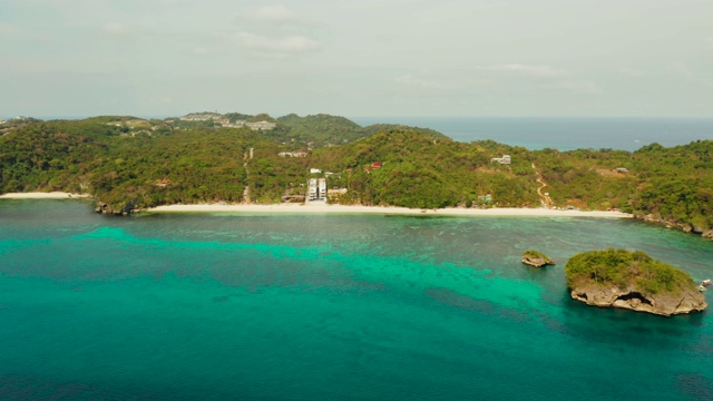 菲律宾长滩岛的海景视频素材