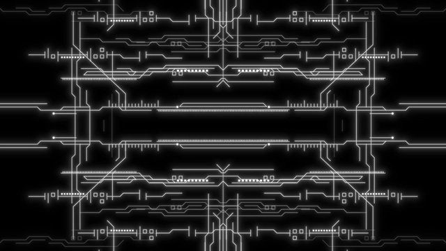 抽象HUD界面回路视频素材