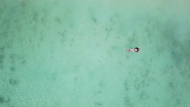 游泳夏季海滩天线视频下载