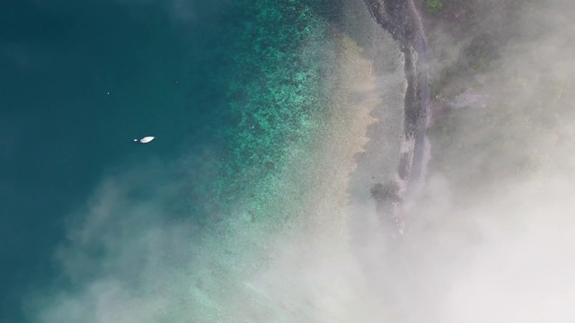 夏天海滩空中视频下载