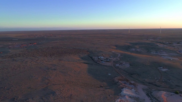 Coober Pedy Caravan公园南澳大利亚。视频素材