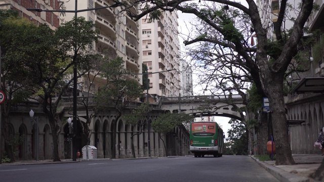 阿雷格里港的街道被隔离视频素材