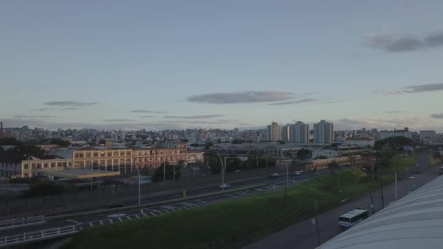 Guaíba阿雷格里港无人机桥视频素材