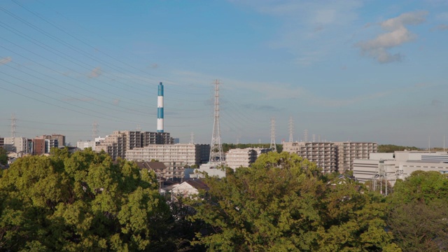 横滨郊区的住宅区视频素材