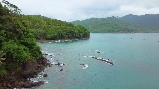 美丽的南印度洋珊瑚海滩视频素材