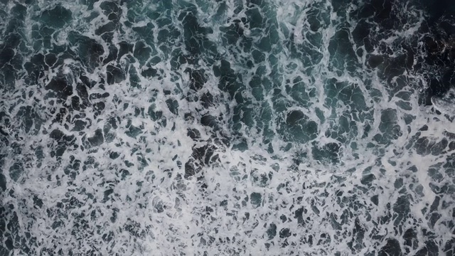 空中海浪，空中背景视频素材