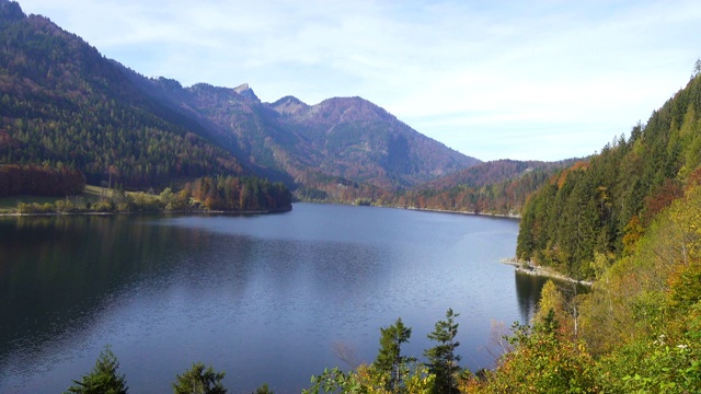 美丽的风景，宁静的秋天，美丽的风景视频素材