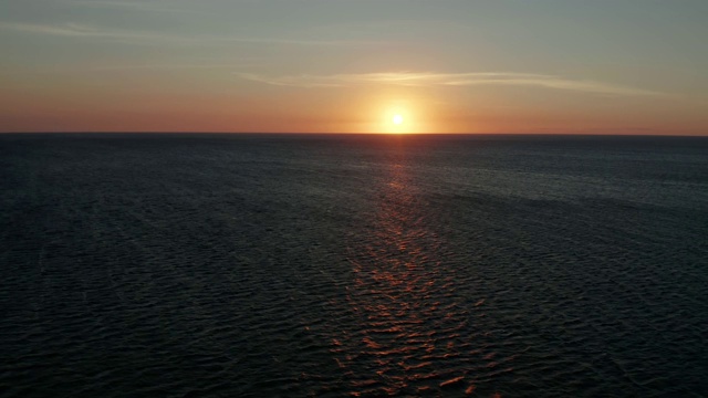 海上日落视频素材