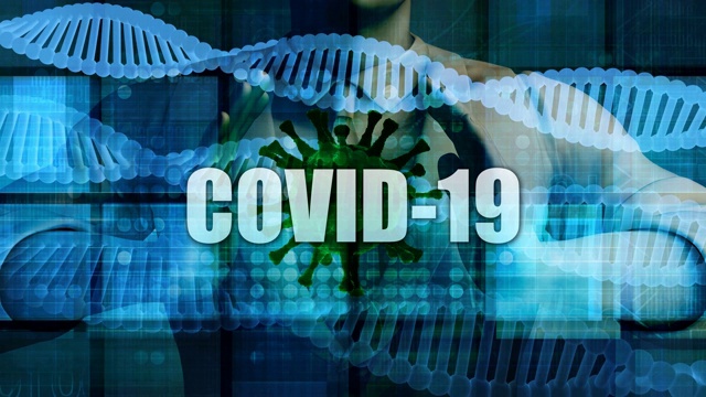 COVID-19冠状病毒病流行概念背景视频素材