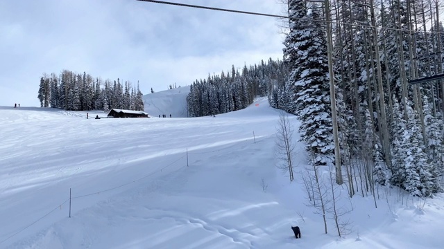 美国滑雪胜地视频素材