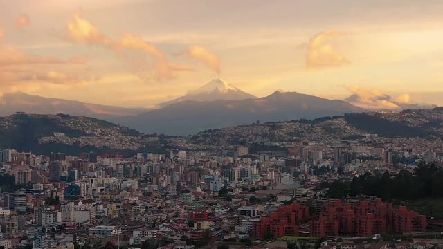 基多科托帕希火山视频素材