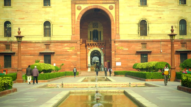 Rashtrapati bhavan(总统府)视频素材