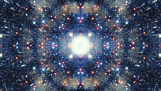 视频背景2499:多维空间旅行星场Kaleido视频素材