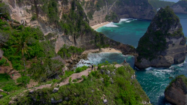 印度尼西亚努萨毗尼达/巴厘岛的风景视频素材