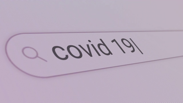 Covid - 19搜索栏视频素材