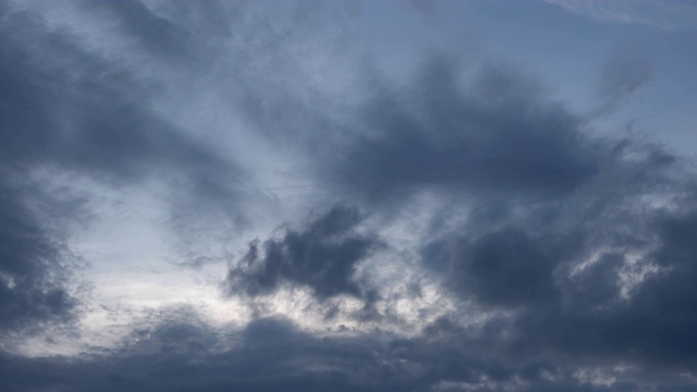 风暴Cloudscape背景，时间流逝视频素材