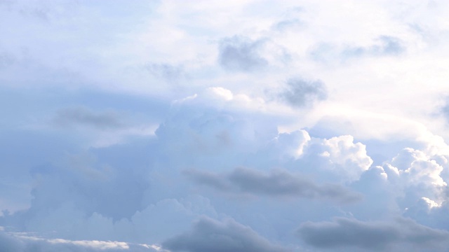 风暴Cloudscape背景，时间流逝视频素材