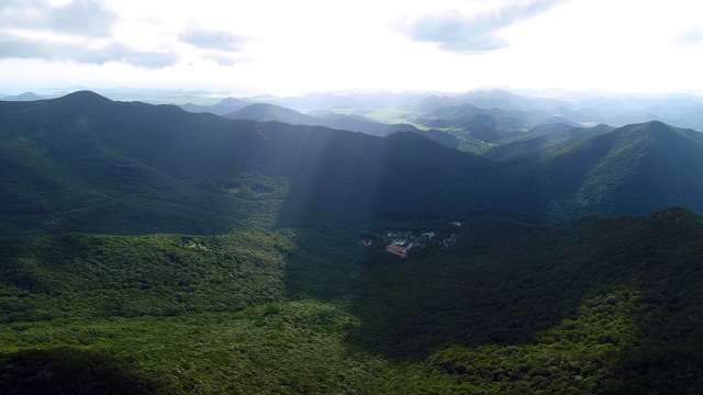 韩国全罗南道韩南郡都云山/三山明大兴寺视频素材